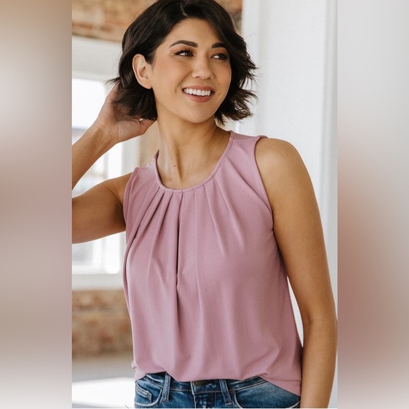 Lucky Brand Women's XL pink  Sleeveless Blouse Shirt Top - Picture 2 of 15